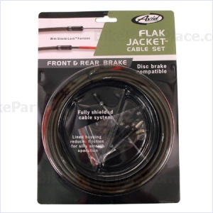 Brake-Cable Set Flak Jacket Black