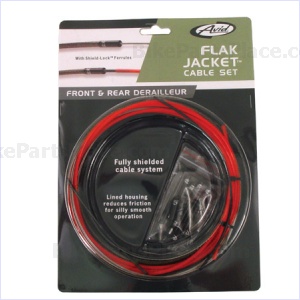 Gear-Cable Set Flak Jacket Red