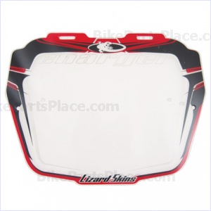 Plate Number - Charger Plate (Black/Red)