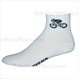 Socks Bicycle Design White