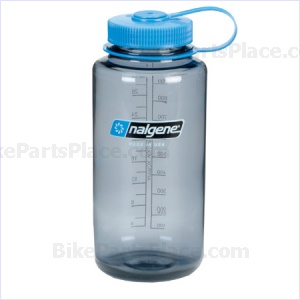 Water Bottle Wide-Mouth Gray