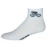 Socks Bicycle Design White